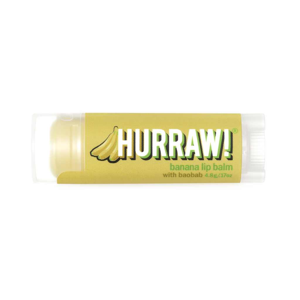 Hurraw! Banana Lip Balm with Baobab