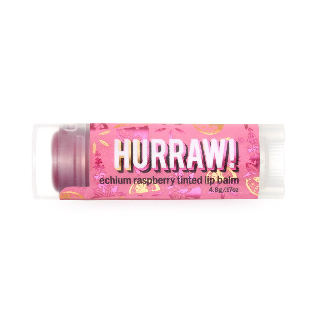 Hurraw! Raspberry Lip Balm (Tinted)