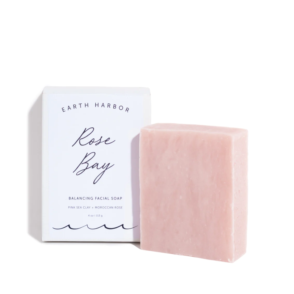 Earth Harbor Rose Bay Balancing Facial Soap