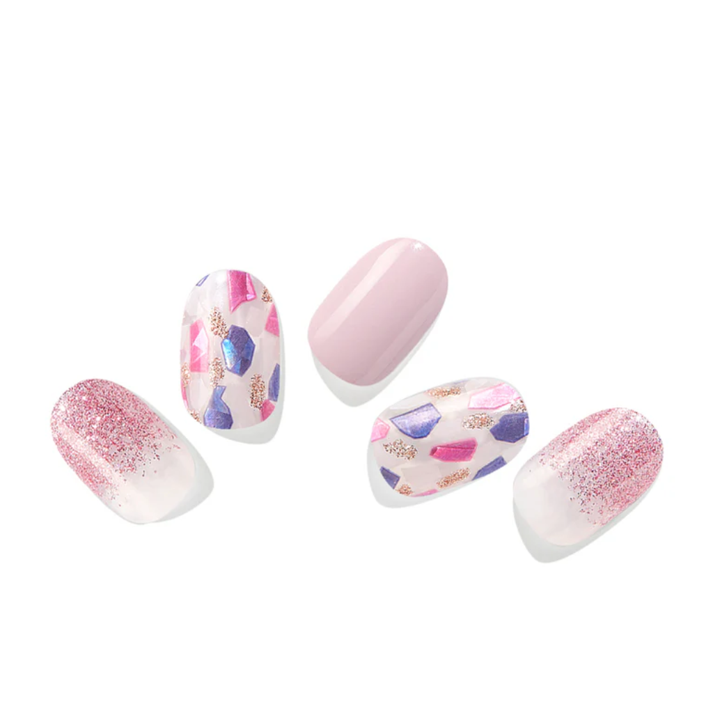 ÉDGEU Gel Nail Sticker - Pink Sun Catcher