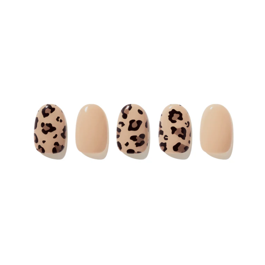 ÉDGEU Gel Nail Sticker - Leopard Neon Glow