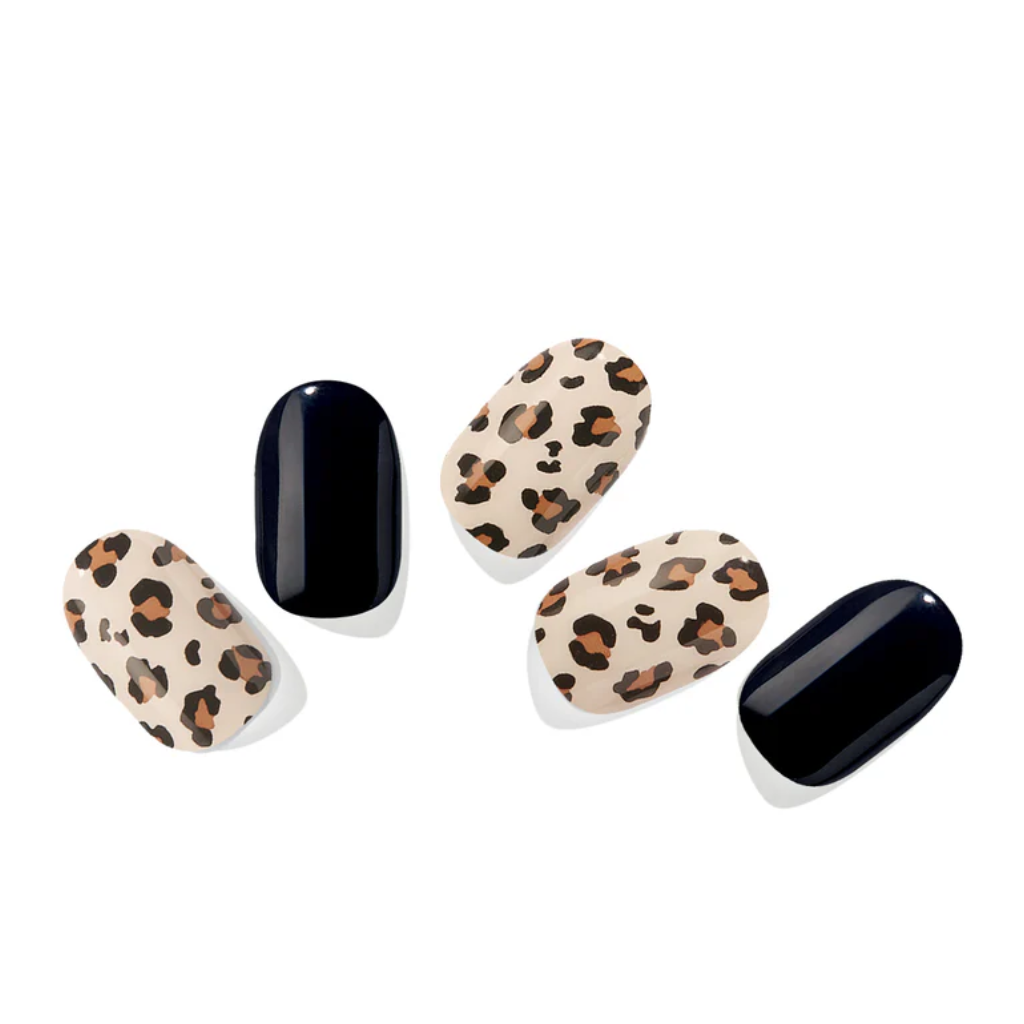 ÉDGEU Gel Nail Sticker - Leopard Black