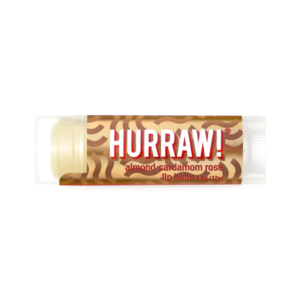 Hurraw! Almond Cardamom Rose Lip Balm