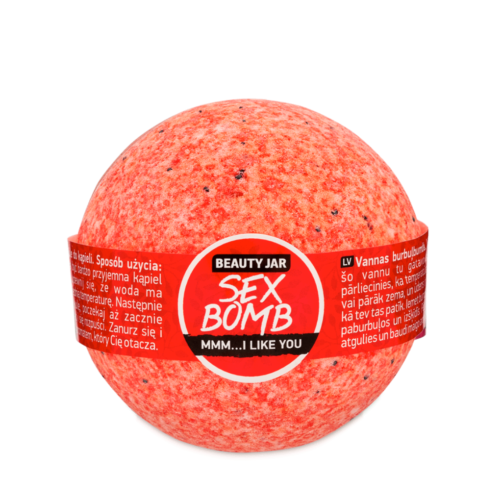 Beauty Jar Sex Bomb Juicy Strawberry Foaming Bath Bomb