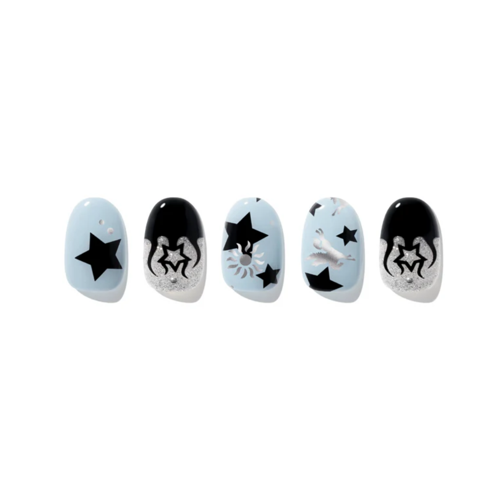 ÉDGEU Gel Nail Sticker - Rock Chic Neon Glow