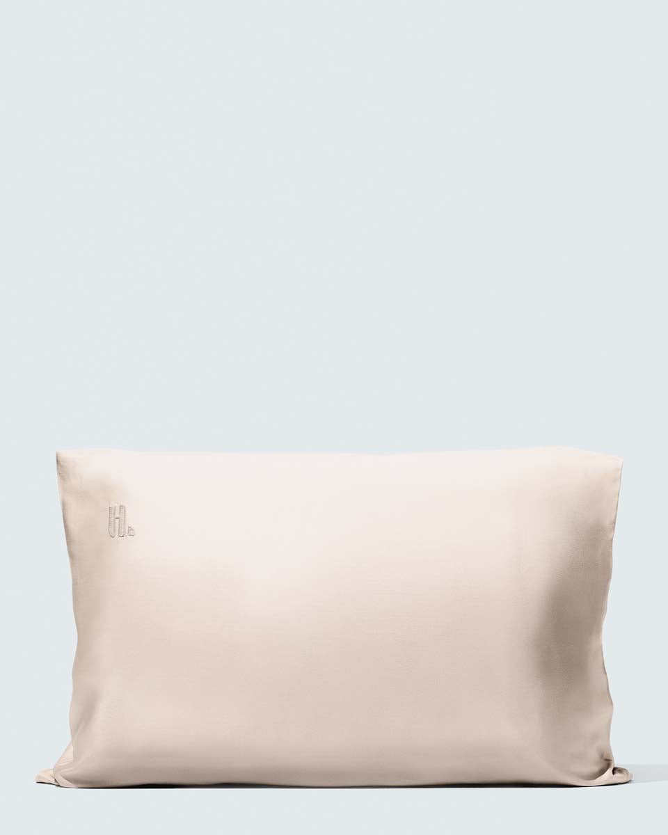 Silky Bamboo Pillowcase, Champagne