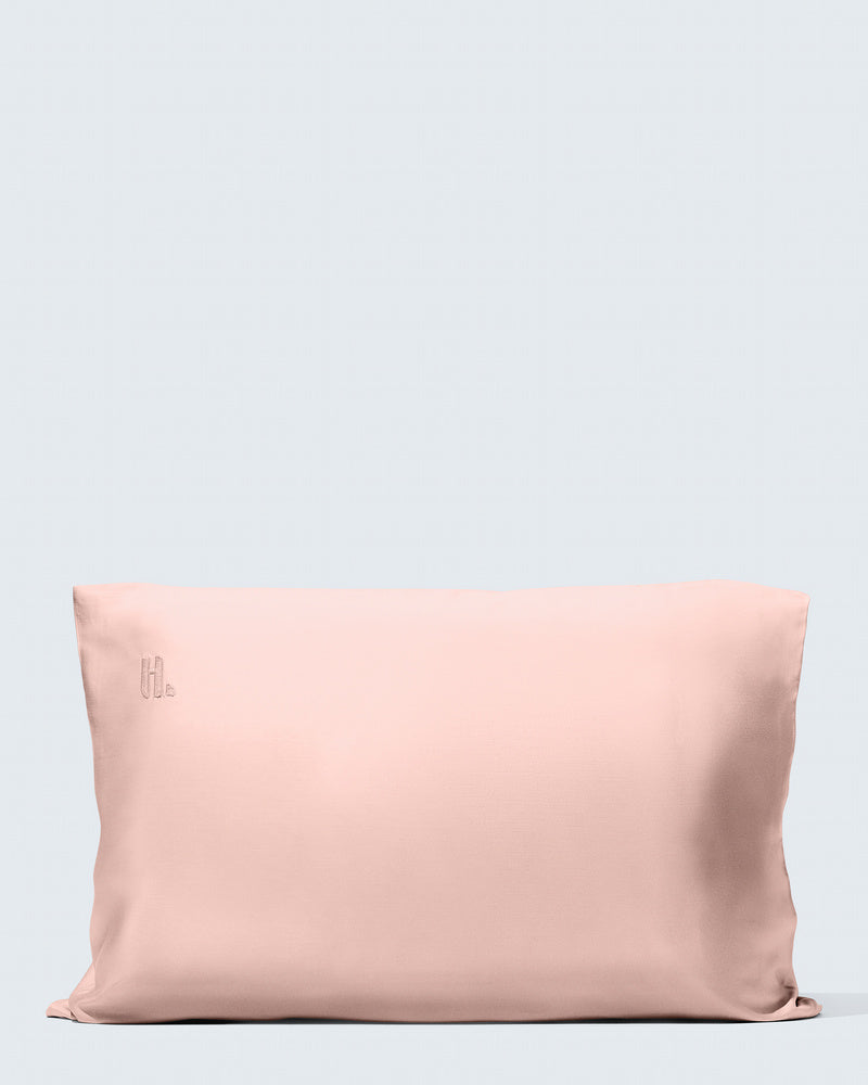 Silky Bamboo Pillowcase, Powder Pink