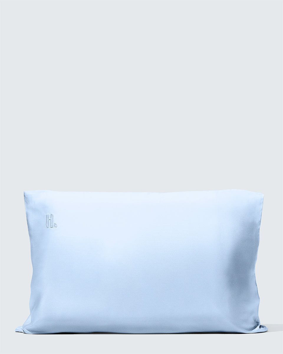 Silky Bamboo Pillowcase, Sky Blue