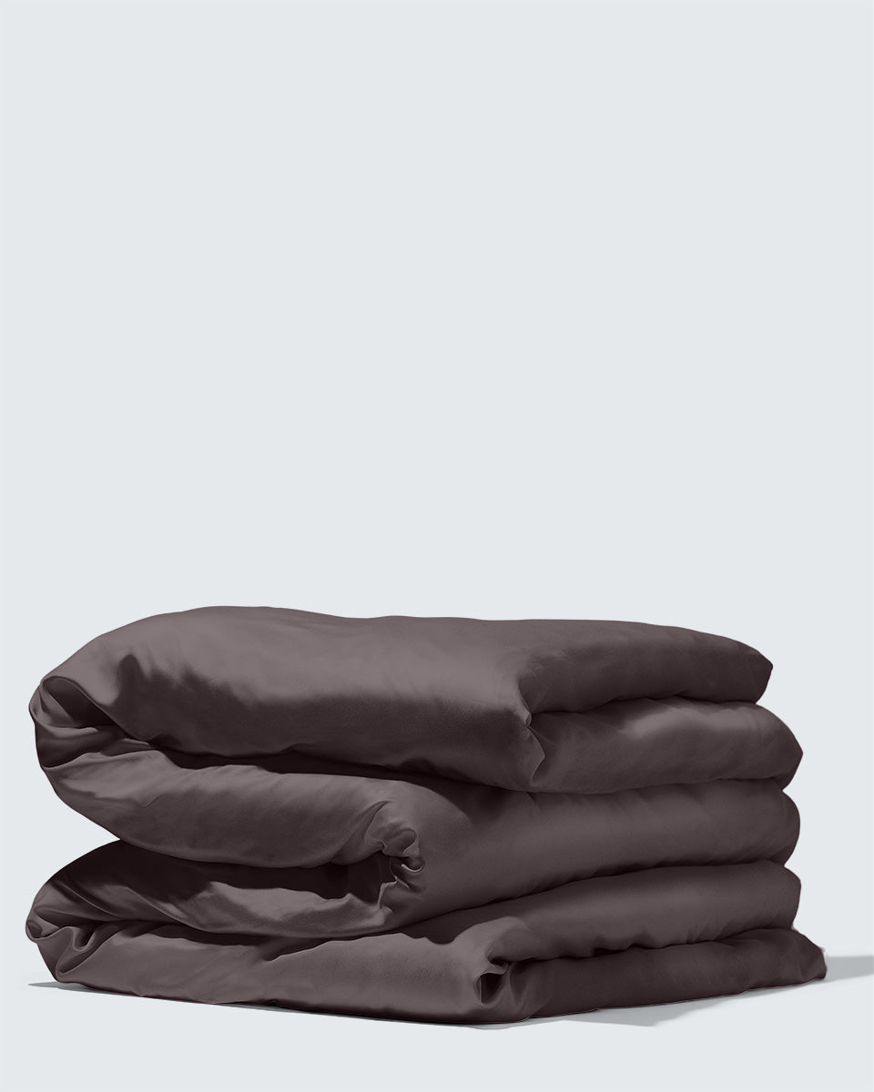 Silky Bamboo Duvet Cover, Slate Gray