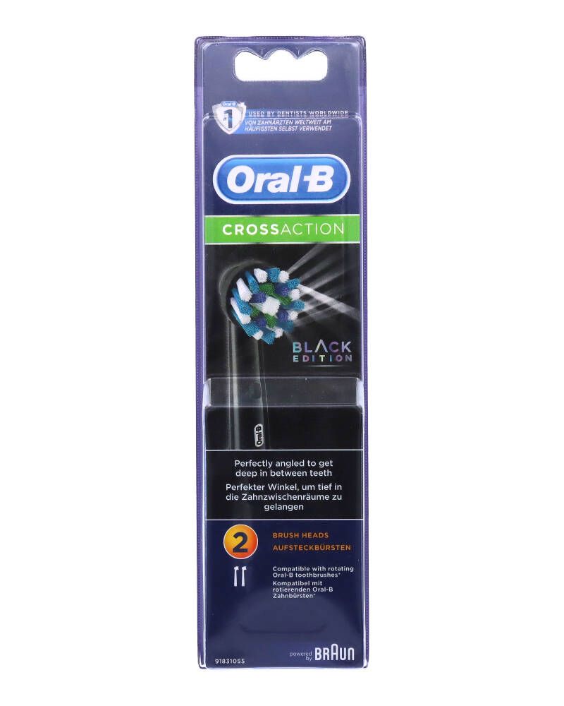 Oral B CrossAction Black Edition   2 stk.