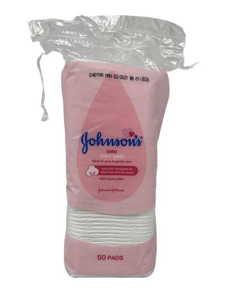 Johnsons Baby Cotton Pads 50 stk.