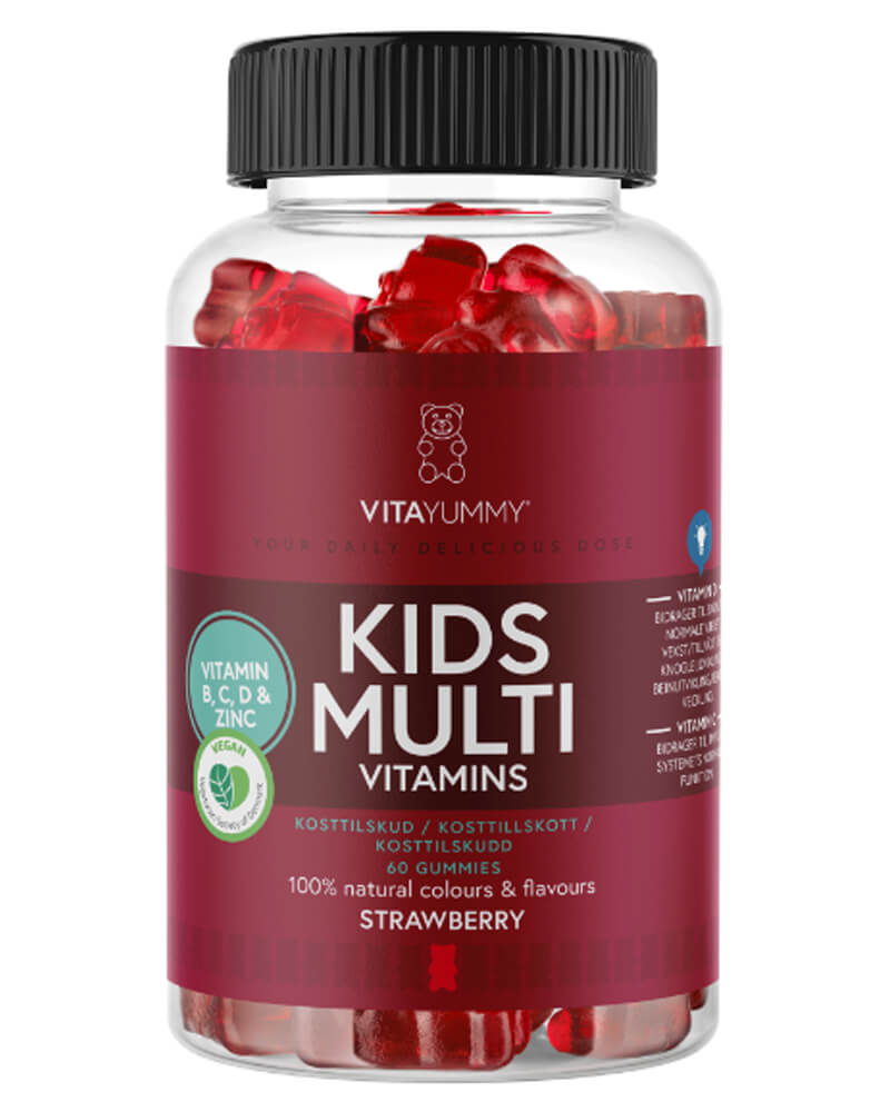 VitaYummy Kids Multi Vitamins Strawberry   60 stk.