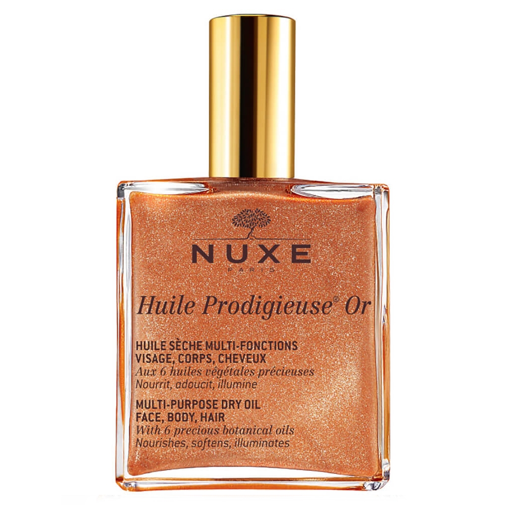 Nuxe Huile Prodigieuse Or Multi-Purpose Dry Oil Face Body Hair (Shimmer) 50 ml