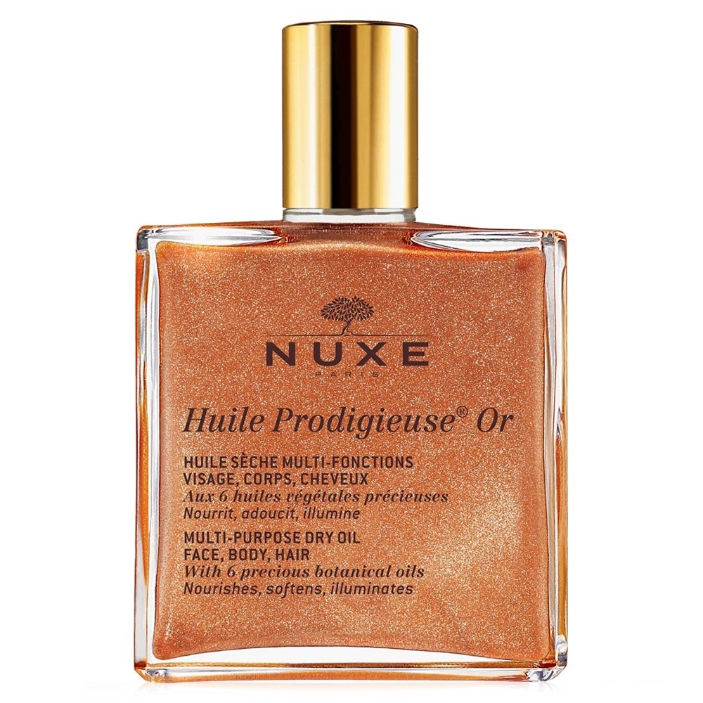 Nuxe Huile Prodigieuse Or Multi-Purpose Dry Oil Face Body Hair (Shimmer) 100 ml