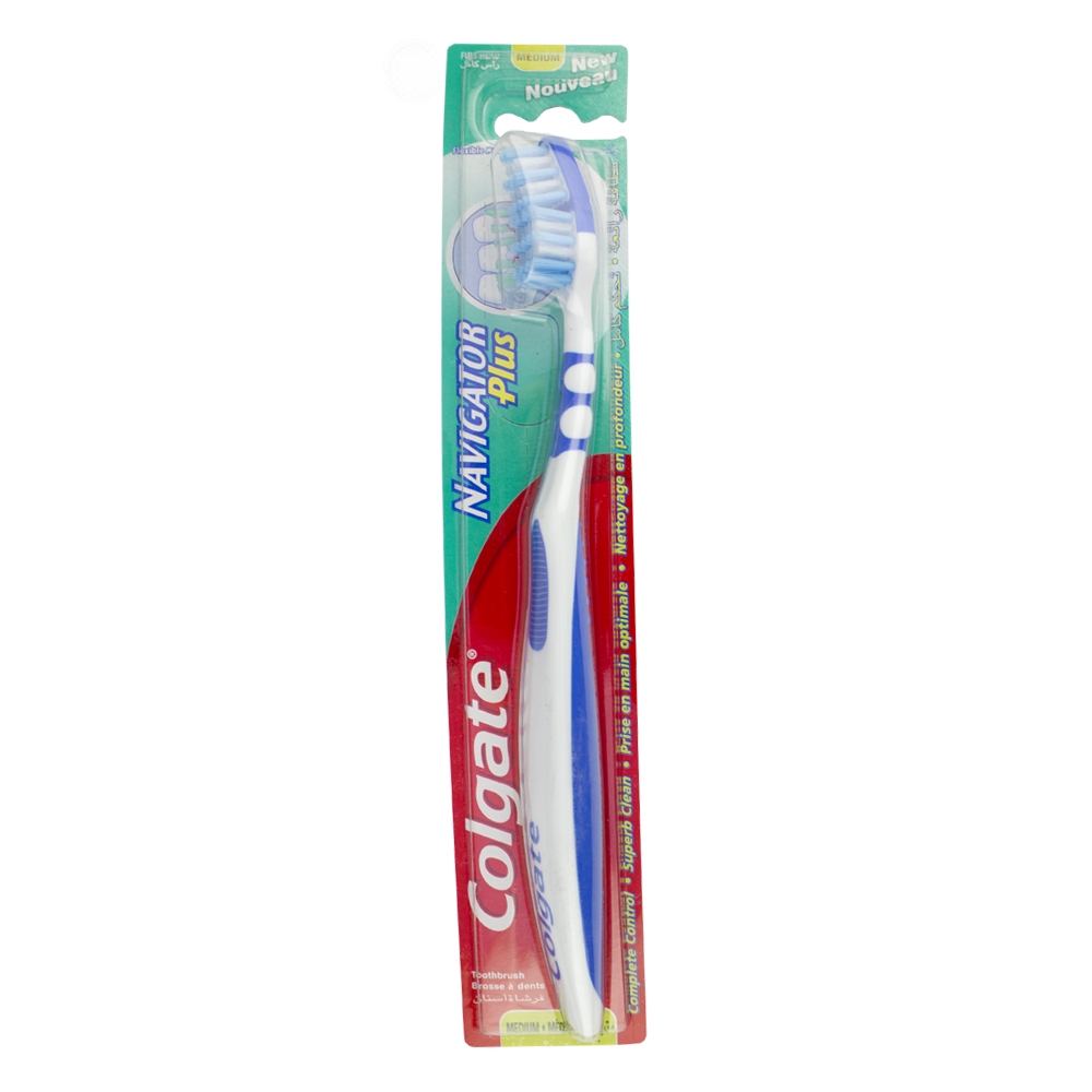 Colgate Navigator Plus - Medium - Blå