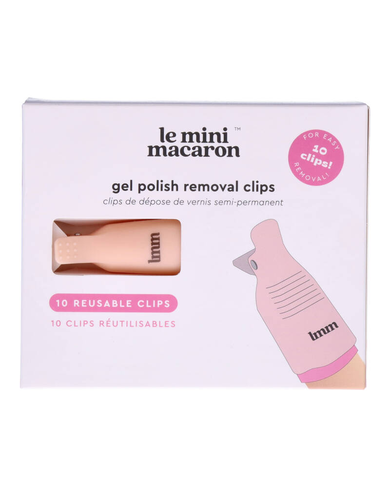 Le Mini Macaron Gel Removal Clips   10 stk.