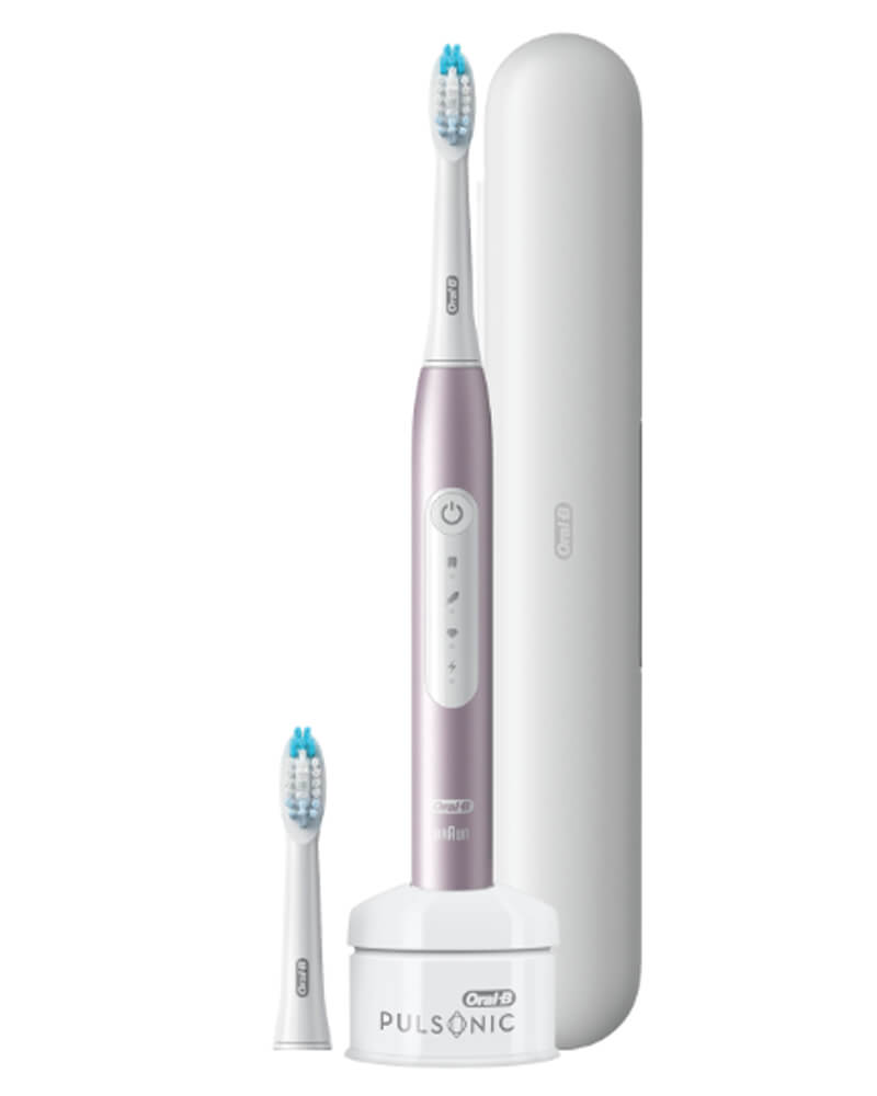 Oral-B Pulsonic El-tandbørste + Rejse-etui Pulsonic Slim Luxe 4500 Rosegold