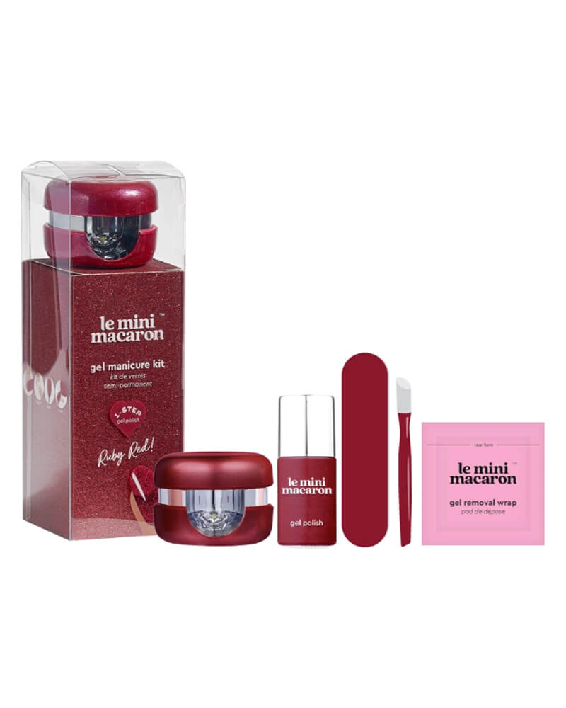 Le Mini Macaron Mini Gel Manicure Kit Ruby Red 10 ml