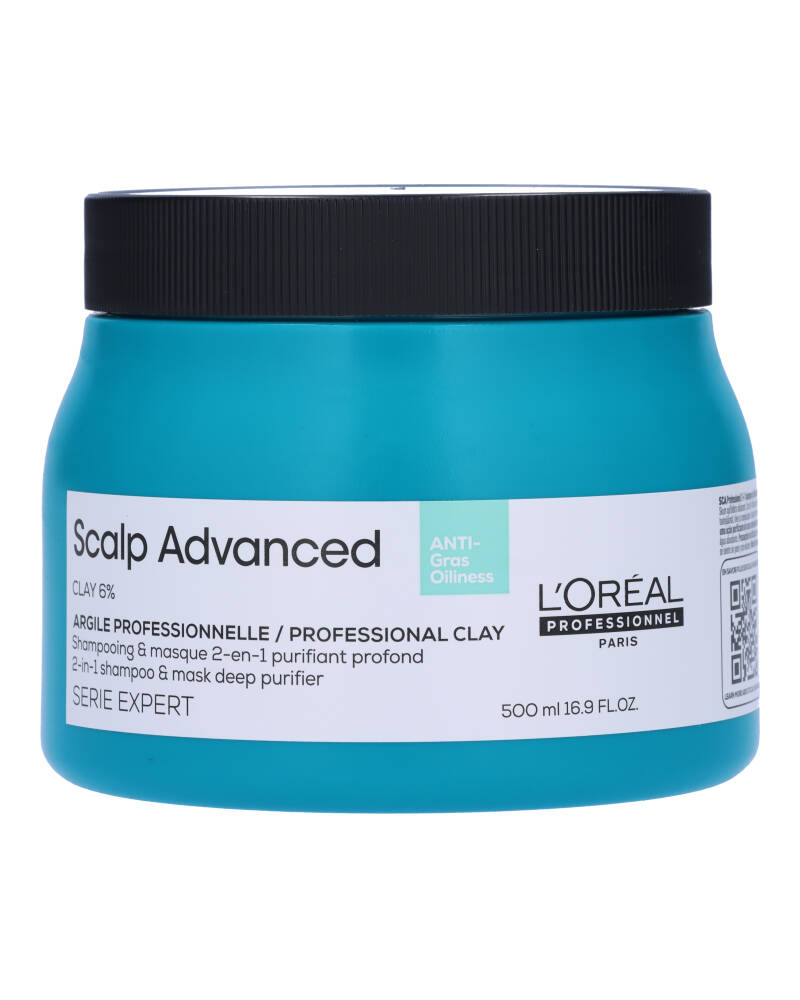 Loreal Professionnel Scalp Advanced Anti-Oiliness 2-in-1 Deep Purifier Treatment 500 ml