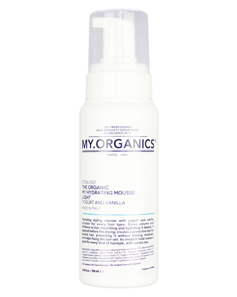 My.Organics The Organic My Hydrating Mousse Light Yogurt And Vanilla 250 ml