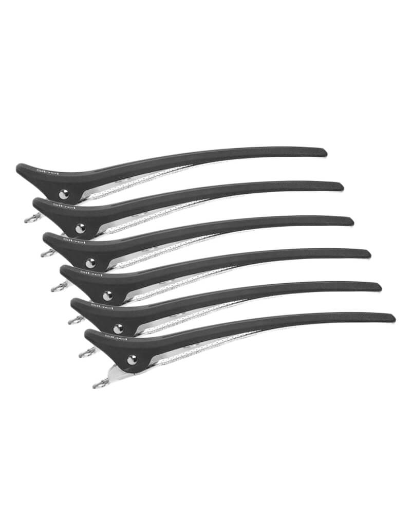 Sibel Carbon Line Clips 12 cm - Ref.9376001 6 stk.