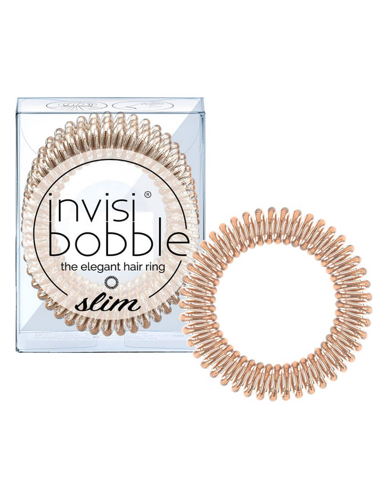 Invisibobble Slim Bronze Me Pretty 3 stk.