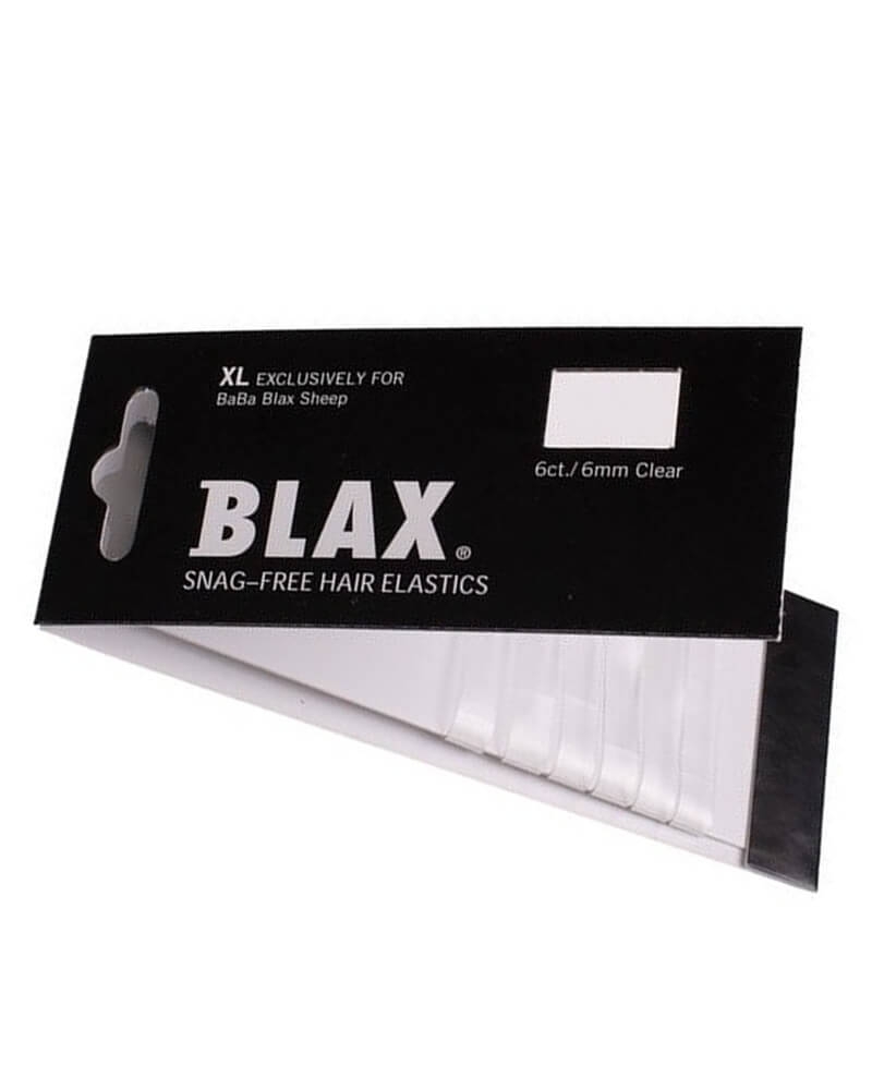 Blax - Snag-Free Hår Elastik CLEAR 6mm 6 stk.