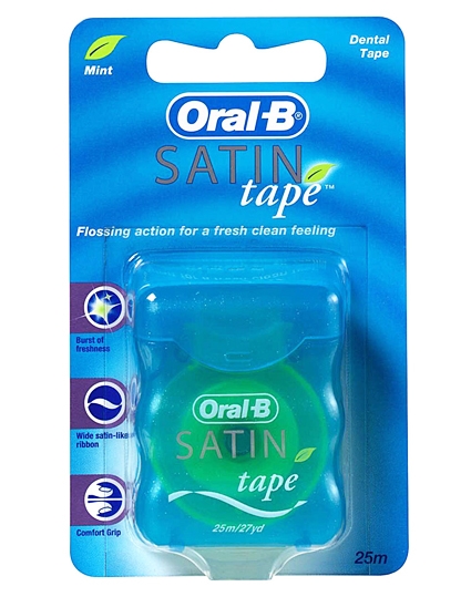 Oral B Satin Tape - Mynte - 25m