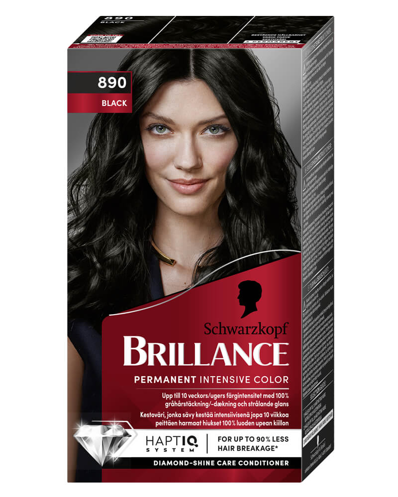 Schwarzkopf Brillance 890 Black 160 ml