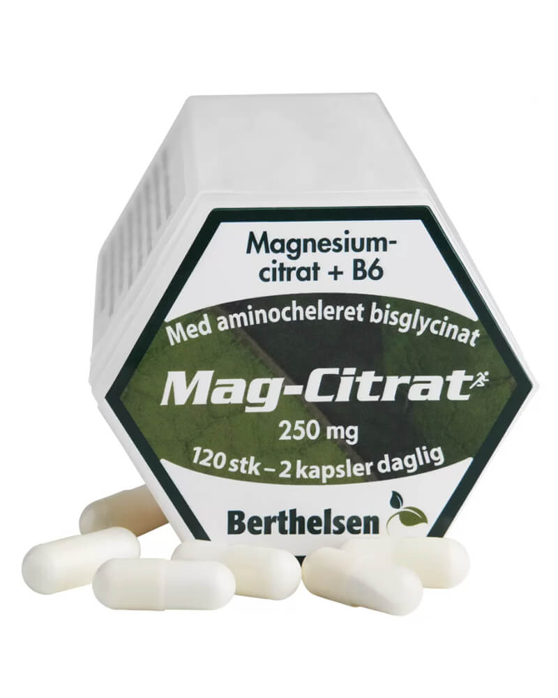 Berthelsen Naturprodukter - Mag-Citrat+B6 110 g 120 stk.