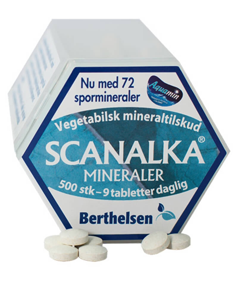 Berthelsen Naturprodukter - Scanalka Mineraler   500 stk.