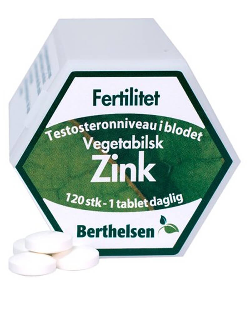 Berthelsen Naturprodukter - Zink 120 stk.