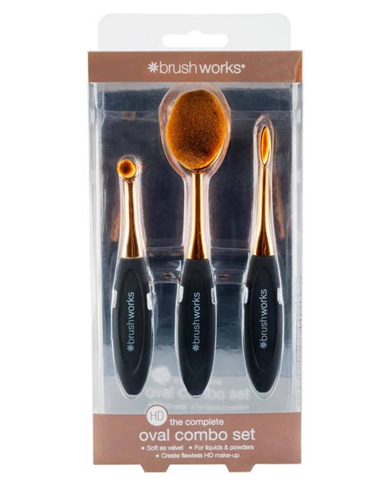 Brushworks Oval Combo Set 3 stk.