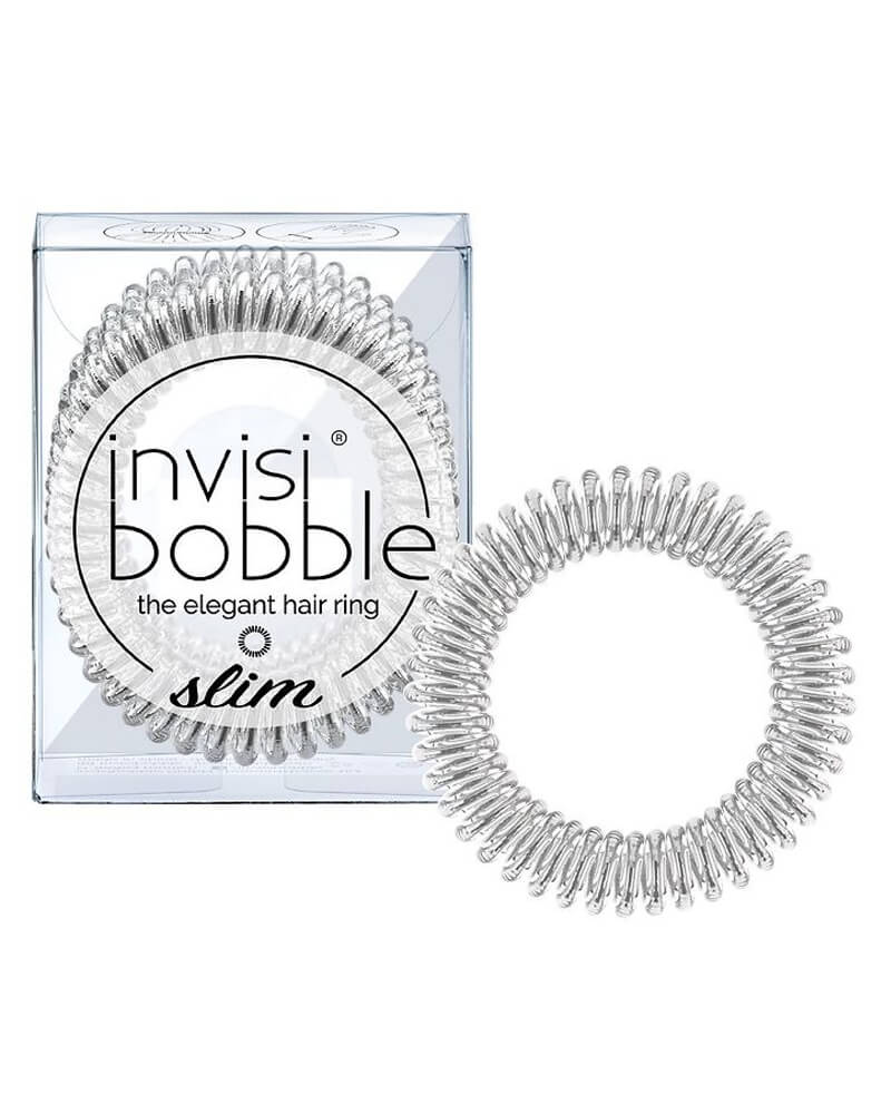 Invisibobble Slim Crystal Clear 3 stk.