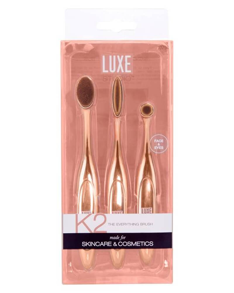 Luxe Studio Makeup Brush Set Face & Eyes K2 3 stk.