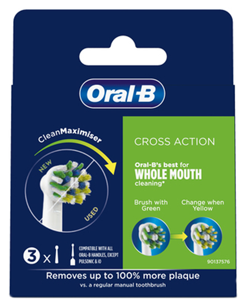 Oral B Cross Action Clean Maximiser 3 stk.