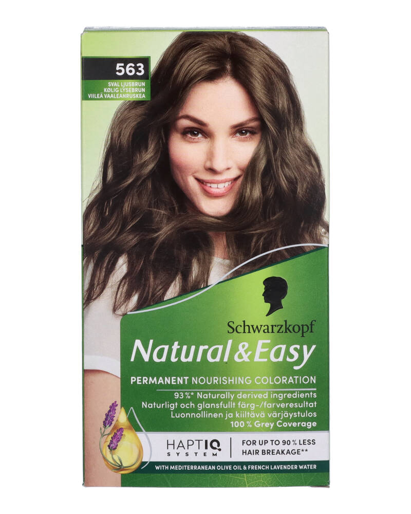 Schwarzkopf Natural & Easy 563 Kølig Lysebrun 60 ml