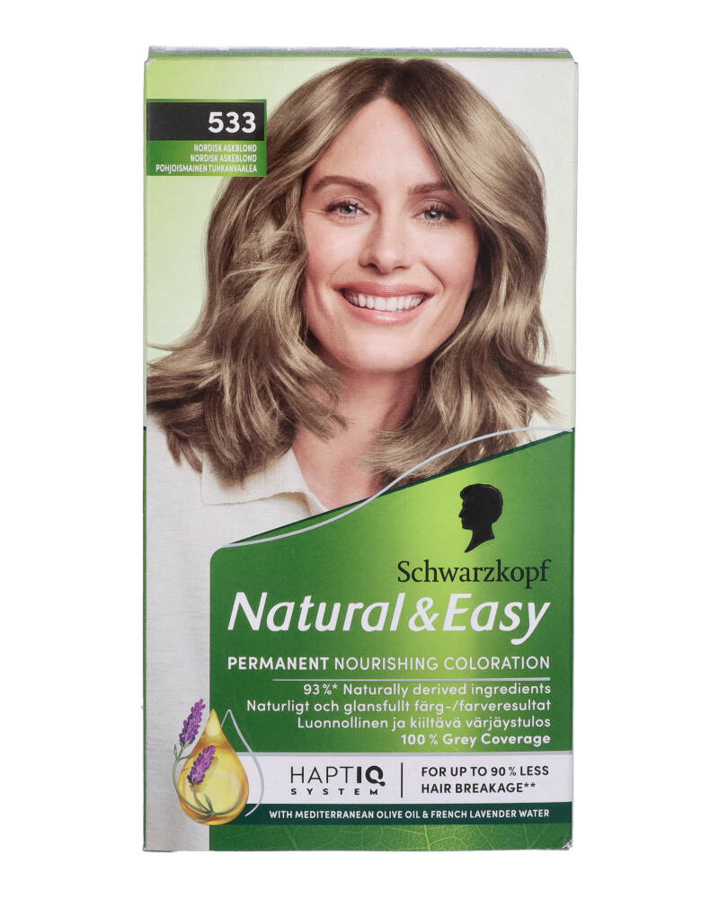 Schwarzkopf Natural & Easy 533 Nordisk Askeblond 60 ml