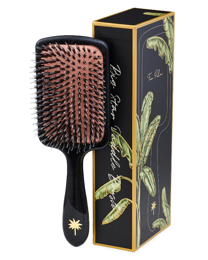 Fan Palm Hair Brush Big Star Large Padle 1 stk.