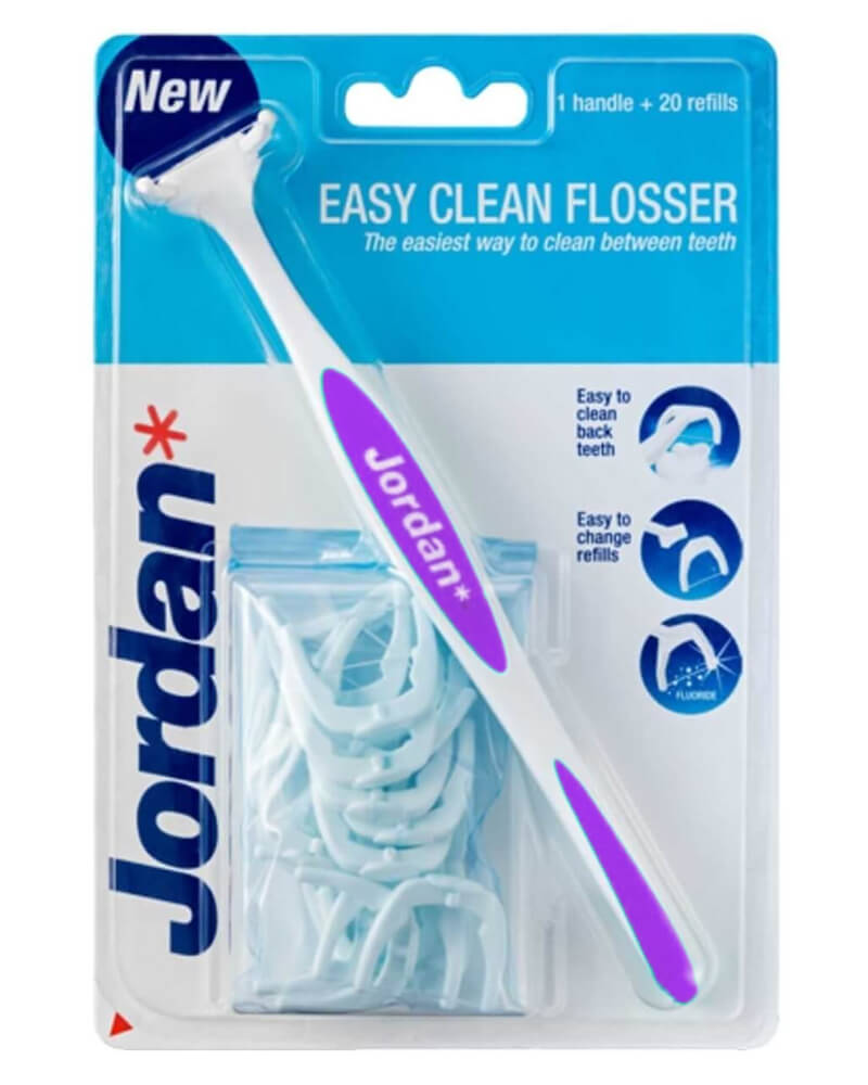 Jordan Easy Clean Flosser Lilla 20 stk.