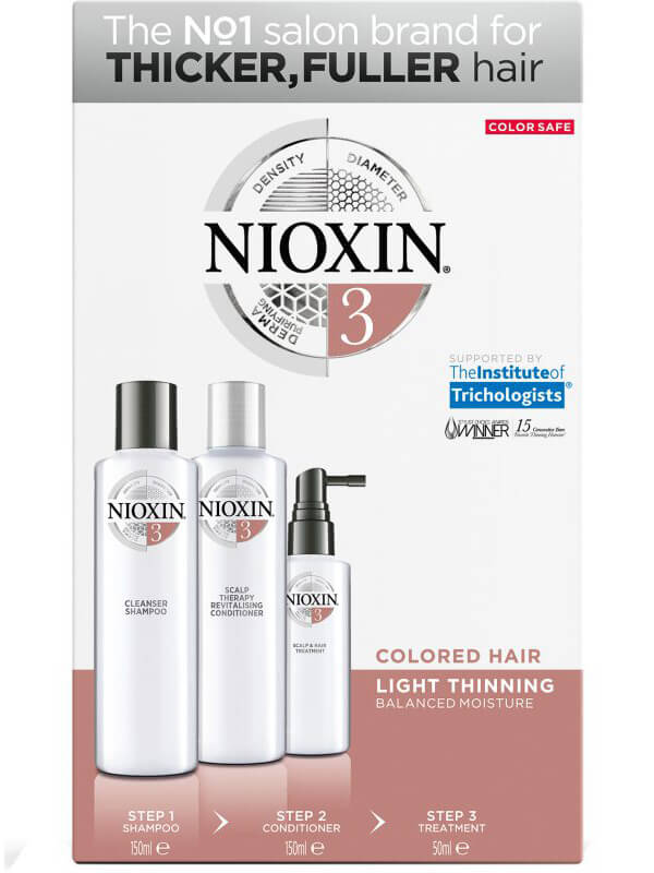 Nioxin System 3 Trial Kit (150 + 150 + 50 ml)