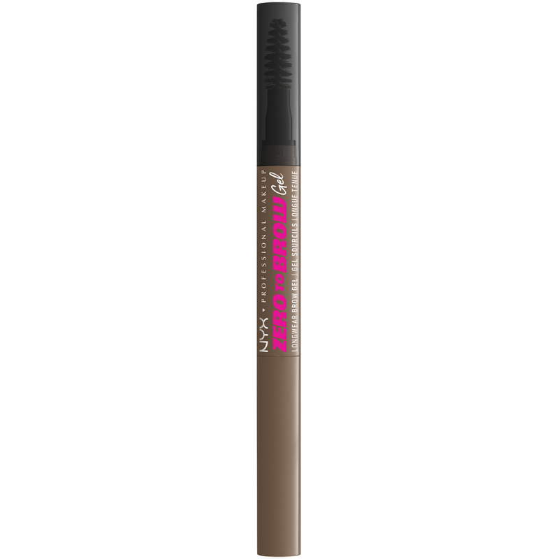 NYX Professional Makeup Zero To Brow Longwear Brow Gel Ash Brown 5 (2,3 g)