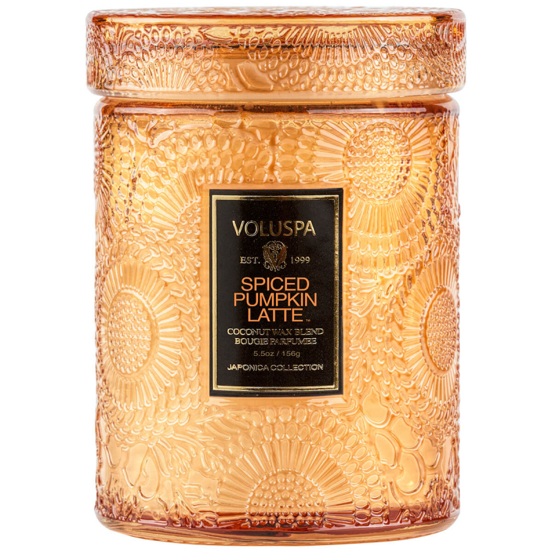 Voluspa Small Glass Jar Spiced Pumpkin Latte 50h