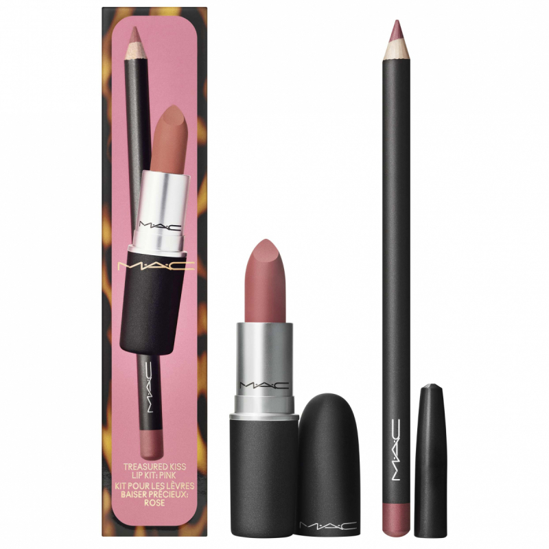 MAC Treasured Kiss Lip Kit Pink (6.2 ml + 1.45 g)