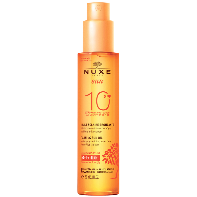 NUXE Sun Tanning Oil Face & Body SPF10 (150ml)