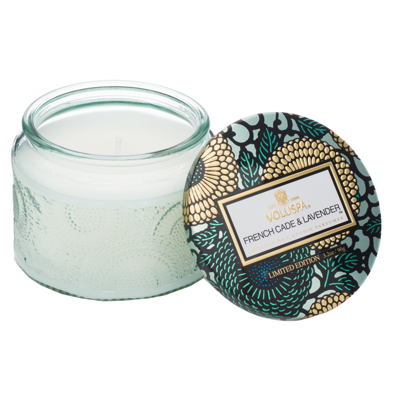 Voluspa Petite Jar Candle French Case And Lavender 20h