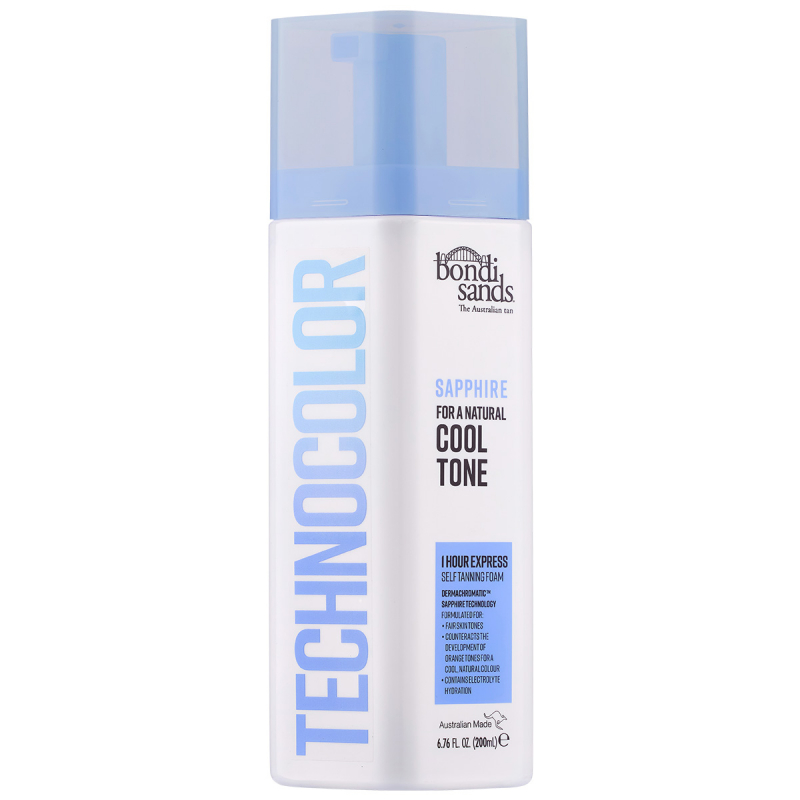 Bondi Sands Technocolor 1 Hour Express Self Tanning Foam Sapphire Cool Tone (200 ml)