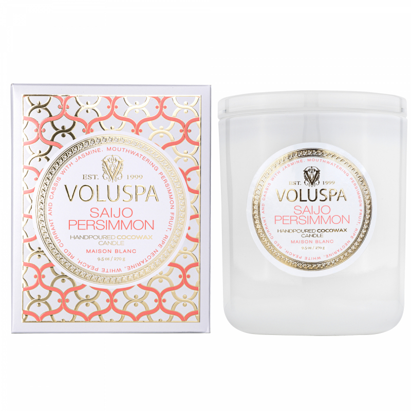 Voluspa Classic Boxed Candle Saijo Persimmon 60h