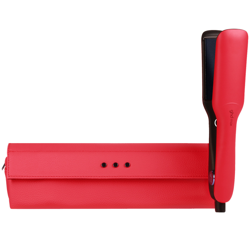 ghd Max - Wide Plate Hair Straightener in Radiant Red