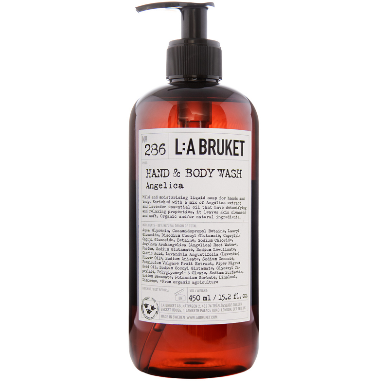 L:a Bruket 286 Hand & Body Wash Angelica CosN (450 ml)